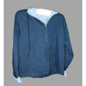 Emma James Sport Light Blue Hooded Jacket - size M